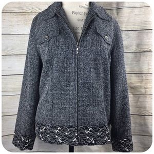 Coldwater Creek Lined Jacket S: PL